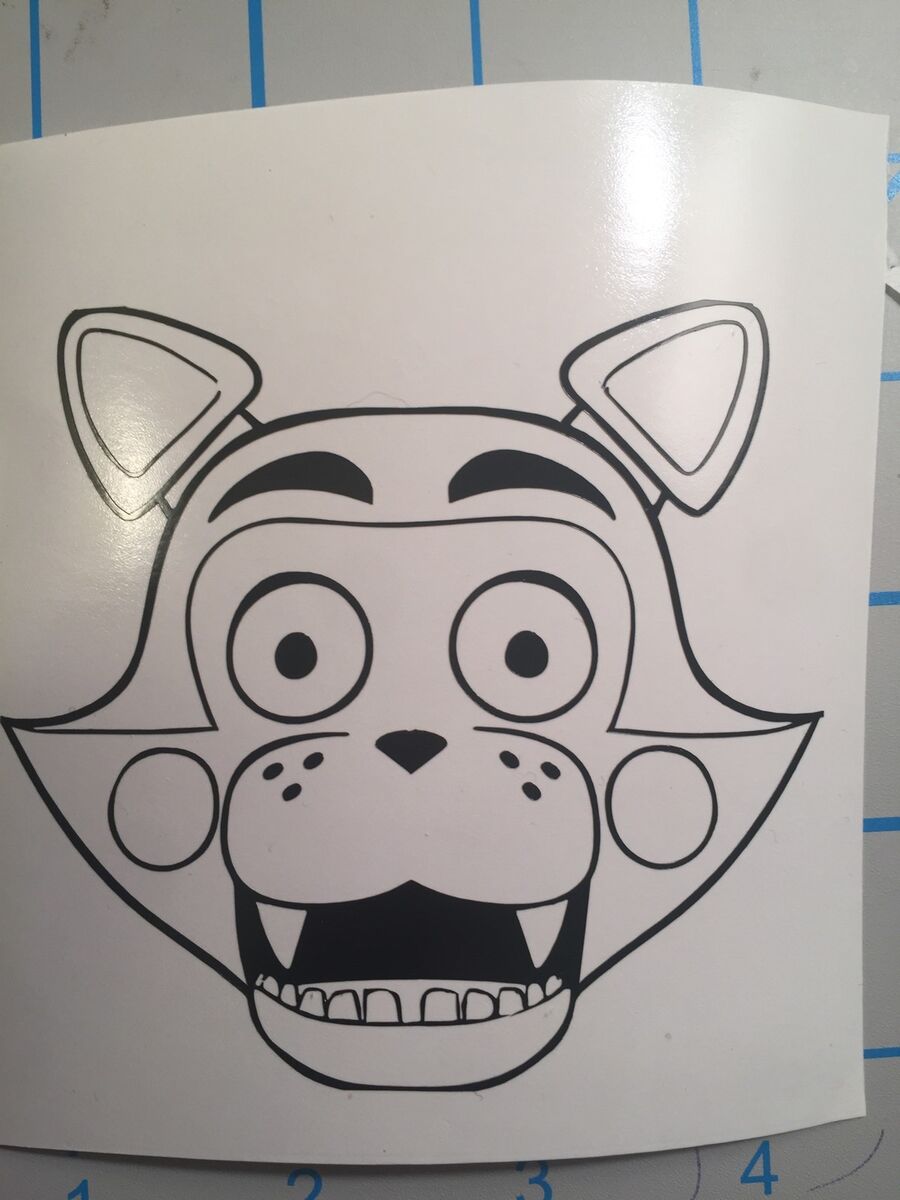 Five Nights At Freddy's, Candy, FNAF, Freddy, Chicka, Bonnie, CupCake, Vinyl, Decal