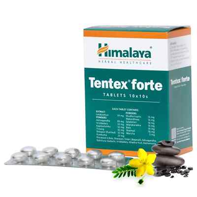 10X10 Himalaya TENTEX FORTE 100 Tablets For Sexual Vitality