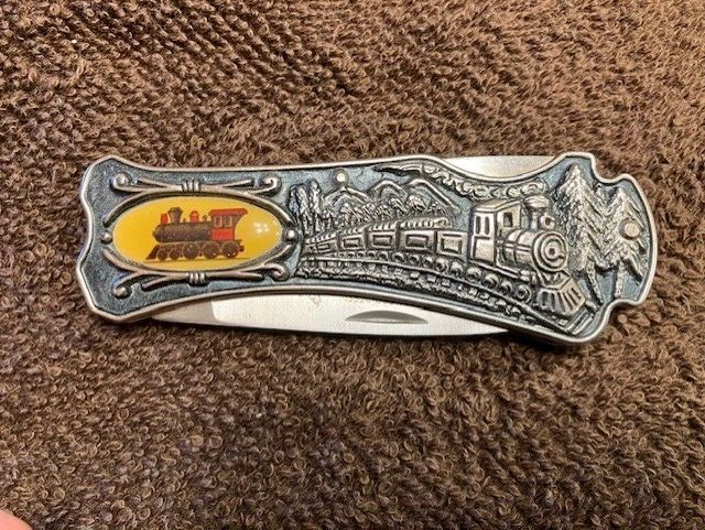 Locomotive Train Engine Stainless Steel Folding/ Pocket/Jack Knife