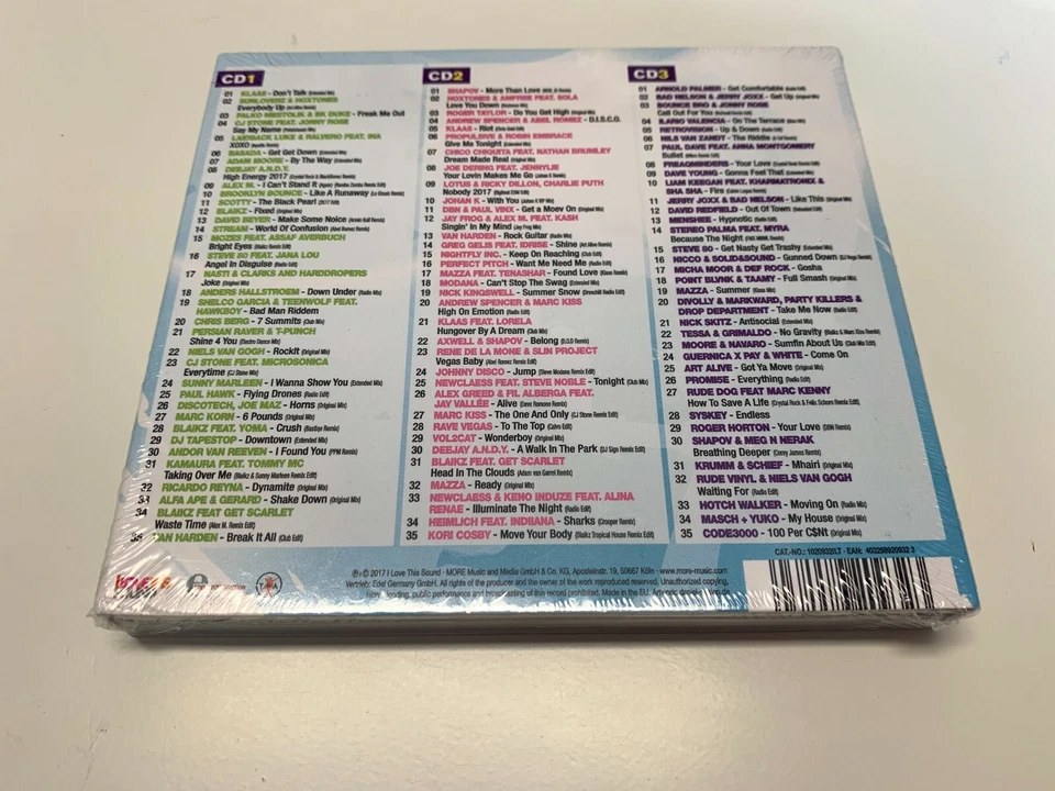 Various - SPORTS Energy Megamix 2017.2 - 3 CD´s © 2017>280 min.Electronic,Dance - Bild 2 von 2