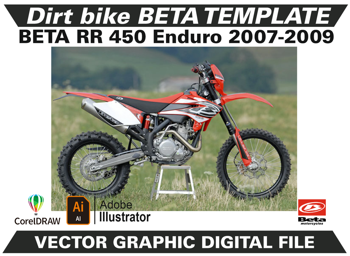Graphics Kit Beta Rr 450 Factory 2009 Beta 350 Beta Rr 450 Scheda
