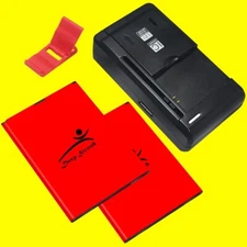 Lot of 2x 4520mAh Rechargeable Battery Desktop Charger Bracket f LG Stylo 2 K540