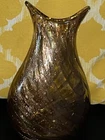 Mid-Century Vintage Murano Copper Aventurine Art Glass Vase by Vincenzo Nason