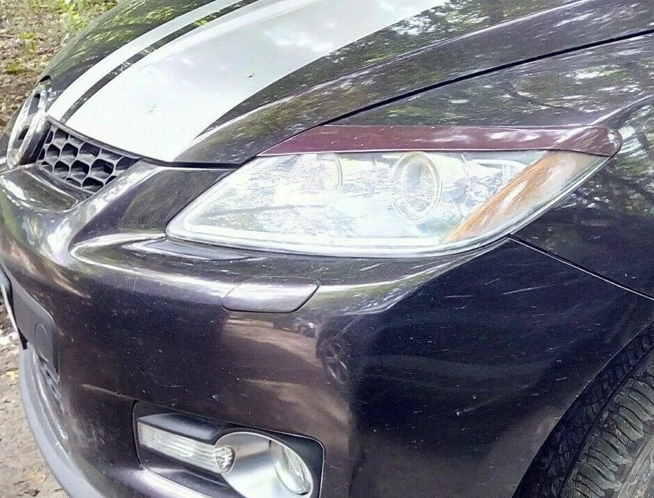 para Mazda cx7 Cx-7 cejas párpados línea de ojos faro cubierta pestañas 2006-2012 Foto 3 de 4