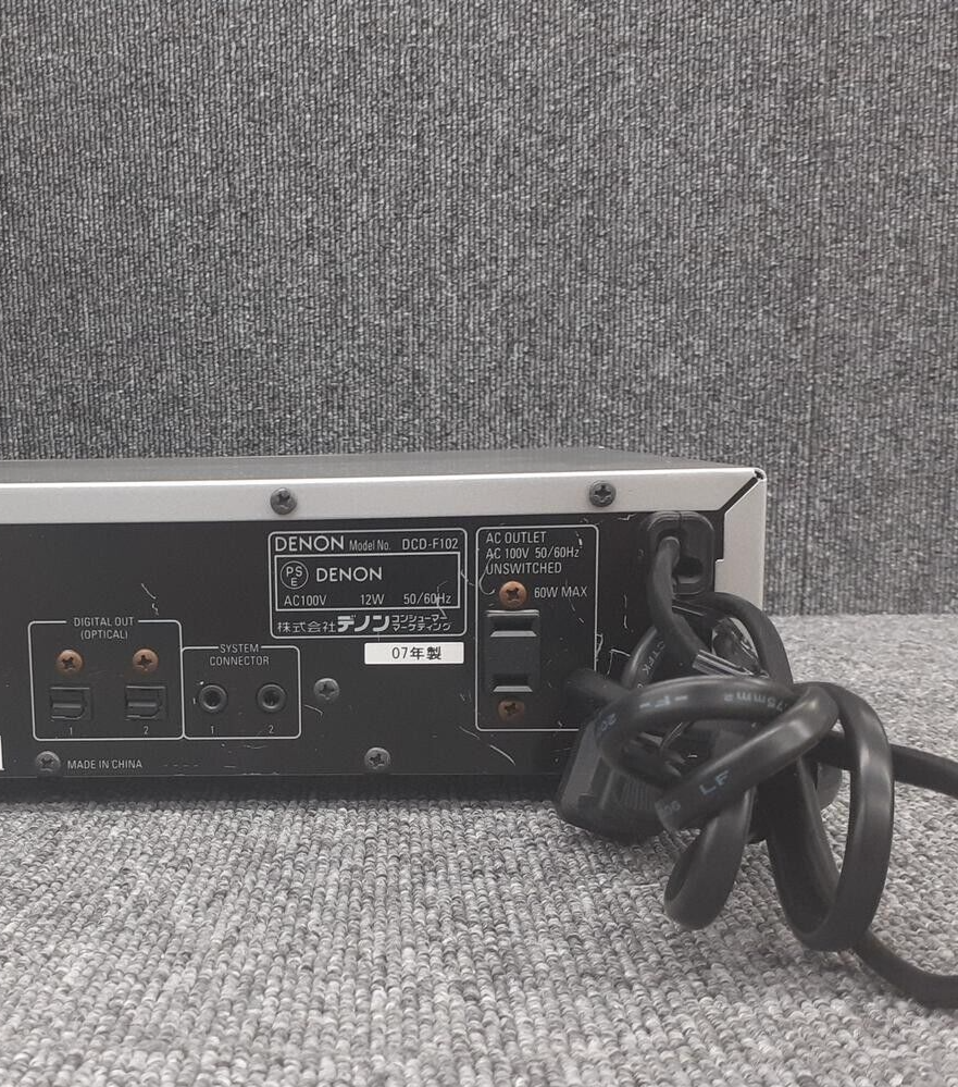 Denon DCD-F102 CD Player Silver Home Audio Components JP Denon DCD-F102 CD Player Silver Home Audio Components JP