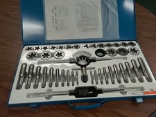 45pcs/set UNC & UNF tap & die set national coarse national fine 1/4"-1" #TND-45P