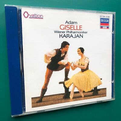 Adolphe C. Adam GISELLE Romantic Classical CD Wiener Philharmoniker KARAJAN VG+