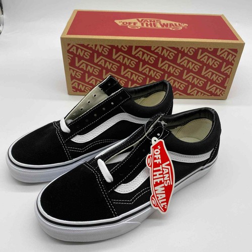 NEW Vans OLD SKOOL Black White Sneakers 
