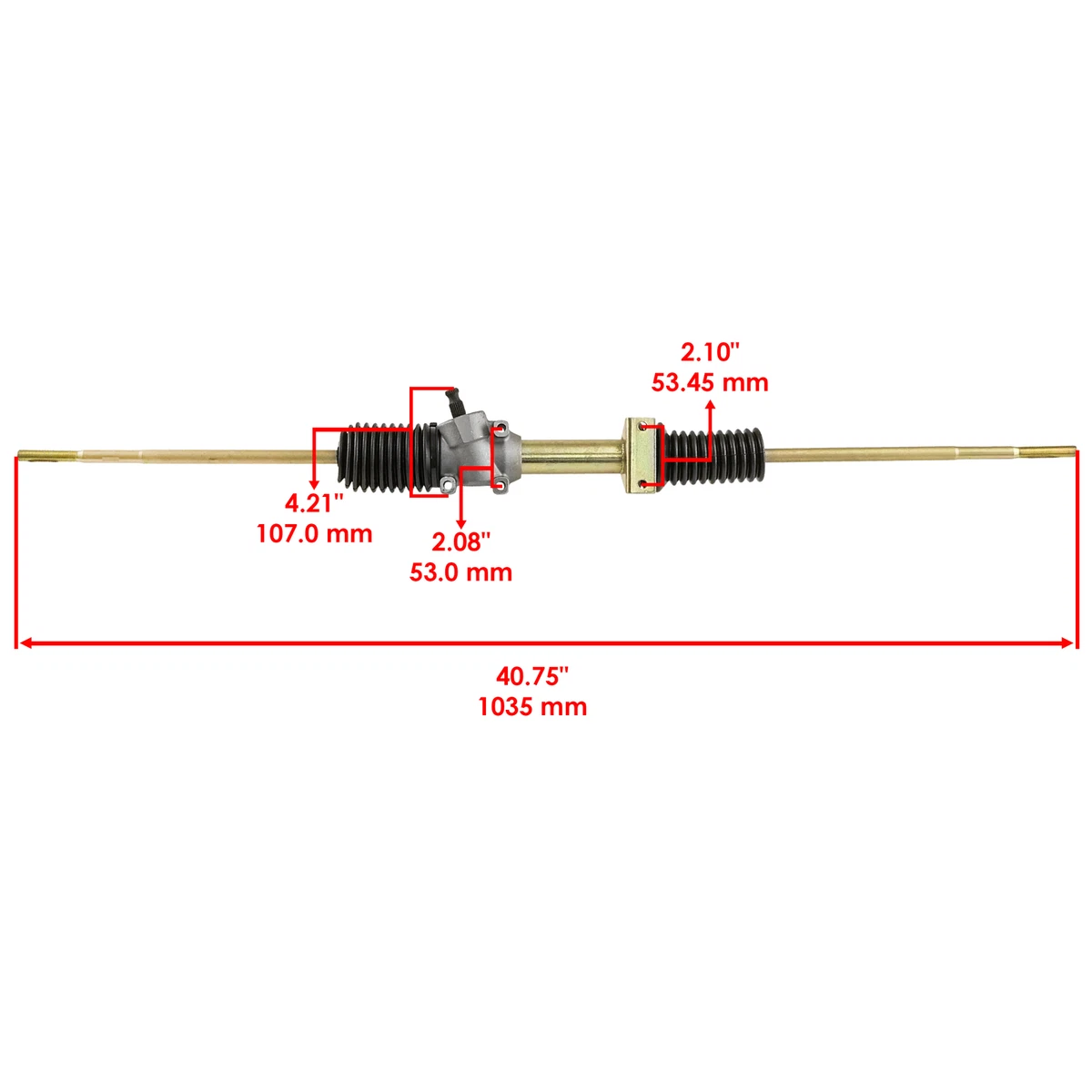 709401185 Steering Gear Box Rack And Pinion For Can Am