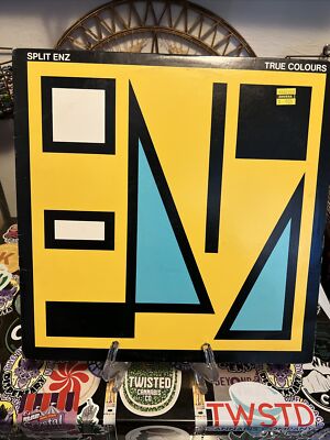 SPLIT ENZ ''True Colours'' Yellow Org  LP 1980 (A&M SP-4822) LASER-ETCHED Tested