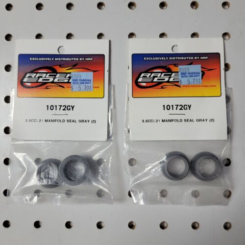(LOT OF 2) Racers Edge 10172GY Gray .21 Exhaust Manifold Seals NIP NOS Nitro RC - Picture 1 of 1
