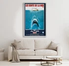 Jaws French Version Classic Movie Poster 11x17 or 24x26 Inch Size