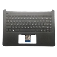 New For HP 14-DQ 14-FQ 14-DQ1059WM 14DQ Palmrest Keyboard L61504-001 M03796-001