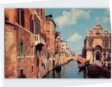 Postcard Canal Venice Italy