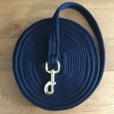 Lunge Line, Lunge Rein, NAVY, 8 Metres, FREE UK Postage