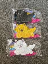 3 Pop it Cats With Rainbow Tails Brand New Sensory Fidget Toy Stress Relief