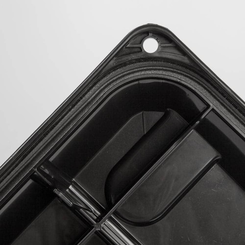 IRIS Storage Bin 21 Gal Plastic Heavy Duty Stackable Lockable Weatherproof Tote - Picture 6 of 8
