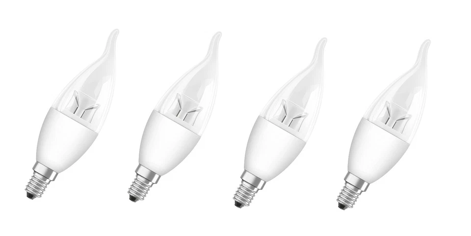 OSRAM LED STAR Classic BA Windstoß Kerze E14 6,7W=40W EEK:G (Spektrum A-G)