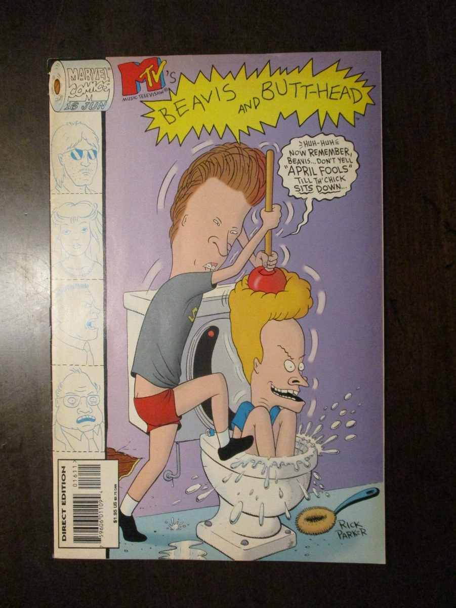 BEAVIS AND BUTT-HEAD #16 JUNE 1995 MARVEL COMICS MTV VF/VF- VERY
