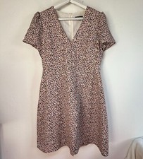 J.Crew Mercantile Womens V-Neck Floral Print Wrap A-Line Sundress Size 10 Multi