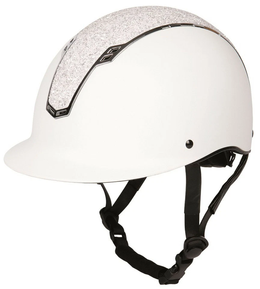 HARRY'S HORSE % Harry´s Horse Sicherheits-Reithelm Centaur weiß-silber UVP €109,95 %