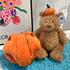 Jellycat pumpkin Bartholomew Bear PLUSH