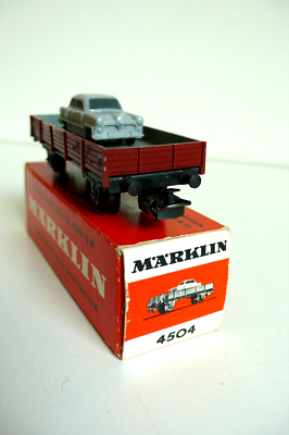 Marklin Ho - Wagon grue - tres bel état avec sa boite usagée - ref 315