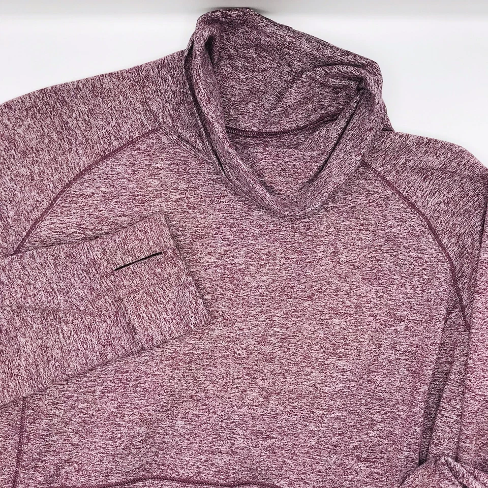 Duluth Tunic Top Purple Plushcious Funnel Neck Stretch Athleisure Soft Womens XL - Image 3 of 4