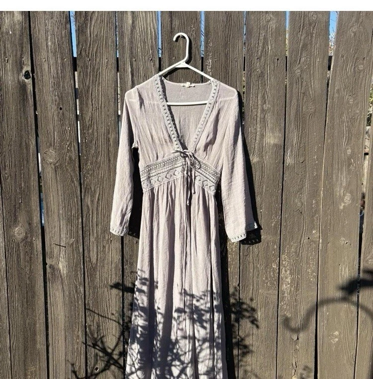 Gray Embroidered Dresses for Women for sale | eBay Gray Embroidered Dresses for Women for sale | eBay