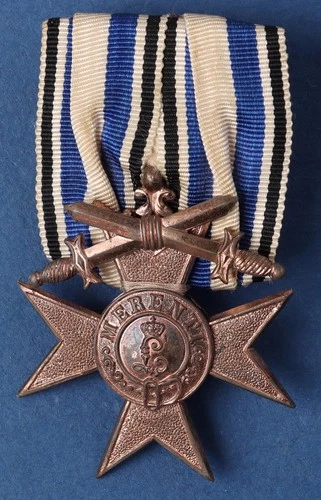 GERMANY - Imperial Bavaria. Cross of Military Merit, 3rd Class medal