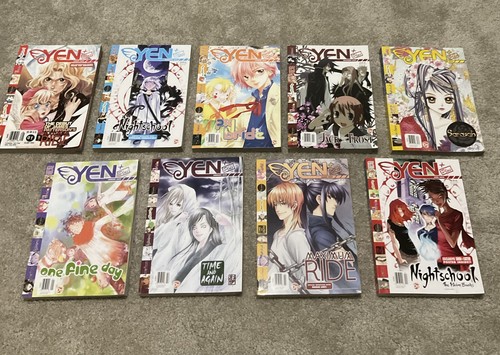 YEN Plus Shojo Magazines From August 2008 To April 2009 (Lot of  9 Manga)