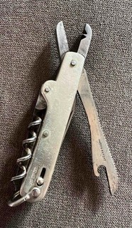 ANTIGUO CUCHILLO SACACORCHOS ANTIGUO VINTAGE JOHN WATTS SHEFFIELD PESCADOR ALICATES