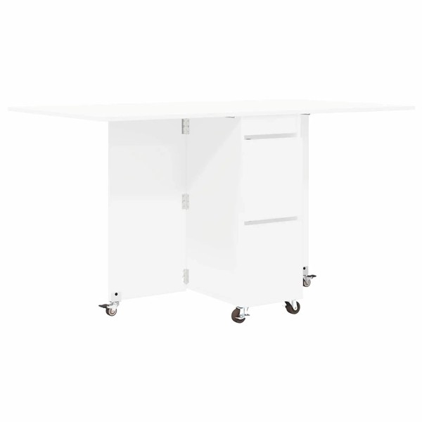 Esstisch Rechteckig 140X80X77 Cm Weiß Holzwerkstoff Esszimmer-image
