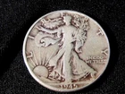 1945 p LIBERTY WALKING SILVER HALF DOLLAR - NICE DETAILS - 90% SILVER - A79
