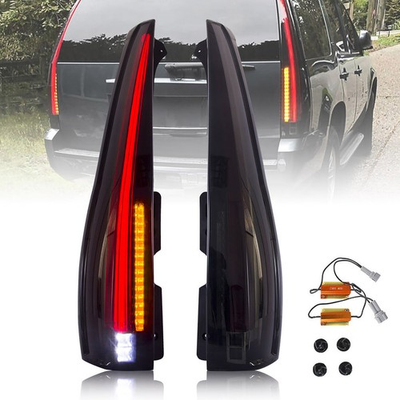 #ad #ad Pair FULL LED SMOKED Tail Lights Fit 2007 2014 Yukon Suburban Tahoe Plug amp; Play $279.20