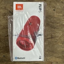 JBL Flip 5 Waterproof Portable Bluetooth Speaker Red Factory Sealed NIB READ