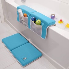 Cuddling Baby Bath Kneeler and Elbow Rest Pad Set - 2PC Premium Baby Bath Mat