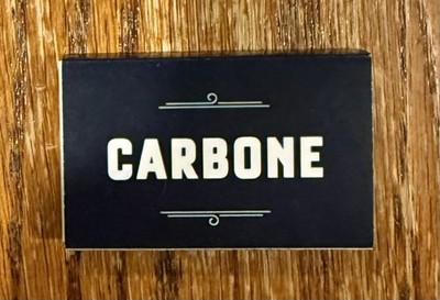 Authentic Carbone NYC Matches