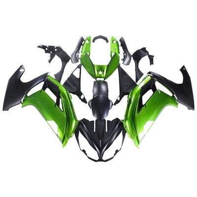 Amotopart Fairing Kit Plastic ABS For Kawasaki ER6F Ninja650 2012-2016 BLK