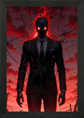 Shadow Suit Entity Framed Wall Art Poster Canvas Print Picture