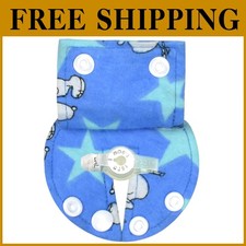 Reusable Feeding Tube Pads Blue 7 Pack
