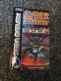 Cyber Speedway Sega Saturn Complete With Manual Tested VGC