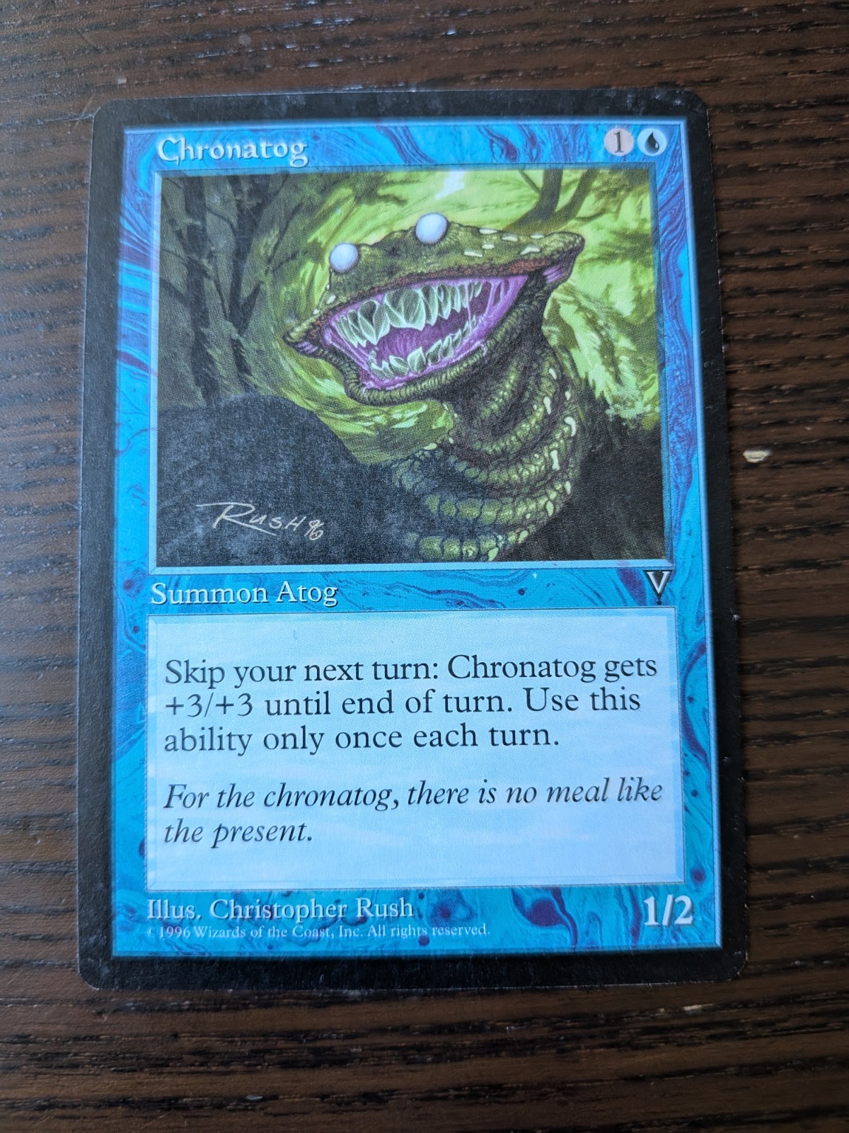 MTG Visions Chronatog LP -- lightly played LP condition