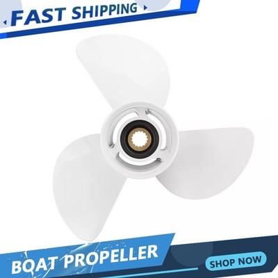 13 1/4 x 17 Boat Propeller For Yamaha Engine 15Tooth 50-130HP RH 6E5-45945-01-EL