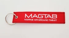 MAGTAB Marine Air-Ground Tablet Red Flight Tag Keychain Military