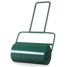 High Quality 47" Steel Lawn Roller Water Filled Push Tow Behind Roller U-handle
