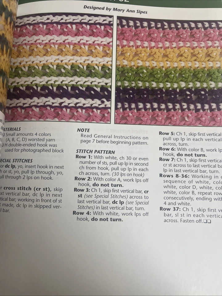 101 Double-Ended Hook Stitches Crochet Instructions Book Annie’s Attic - Image 4 of 4