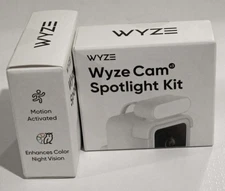 2 X Wyze Cam Spotlight Kit Add-On for Wyze Cam V3, Camera Not Included, New
