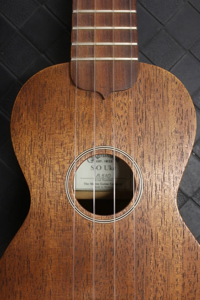 Martin S-O Soprano Ukulele Solid Mahogany Vintage Model with Soft Case - Image 4 of 4