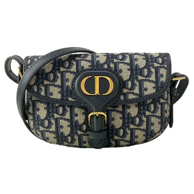 DIOR/ChristianDior Dior Bobby Mini Bag S5713UTZQ_M928 Gray Dark Navy Multi